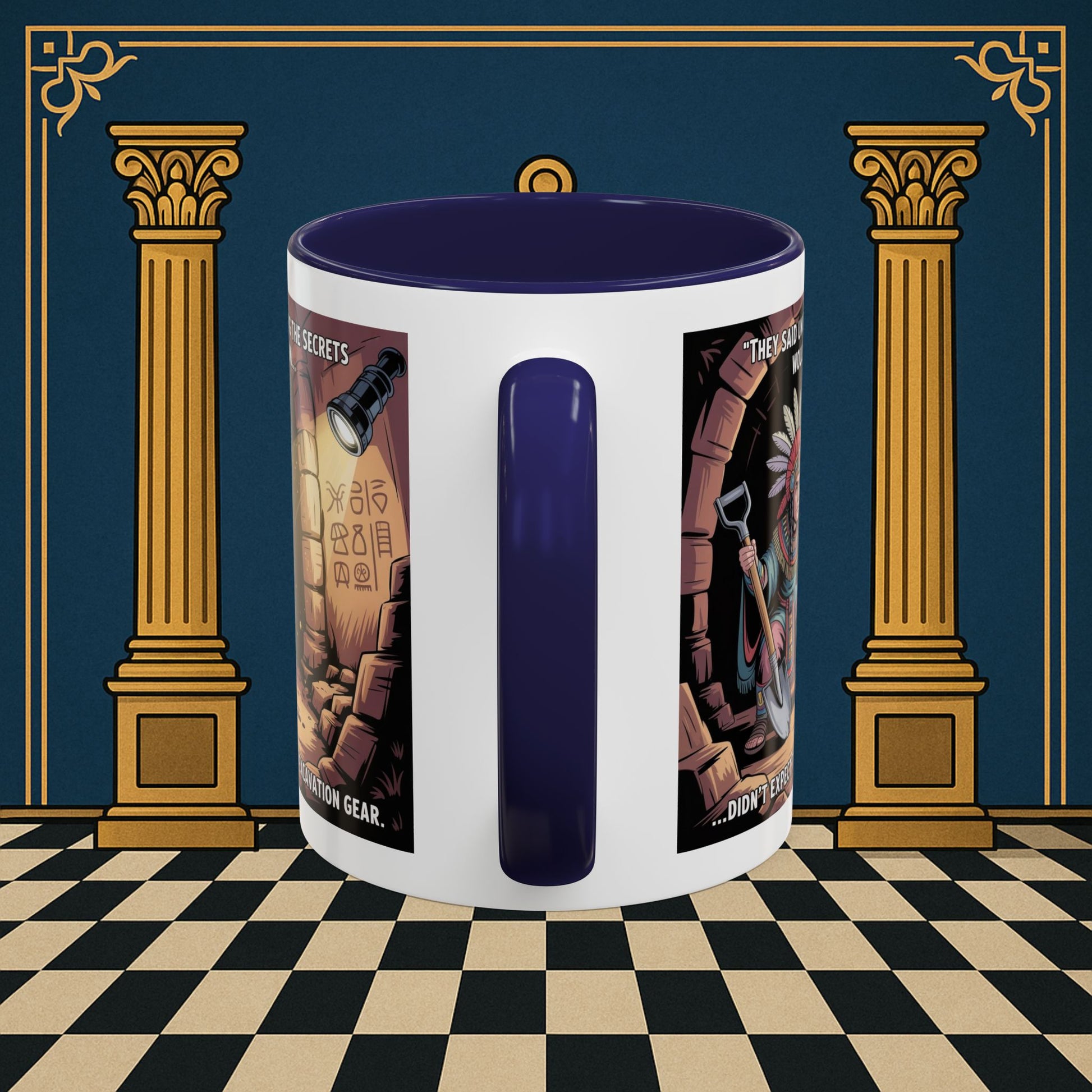 Masonic Mugs - Dig Happens - Royal Arch