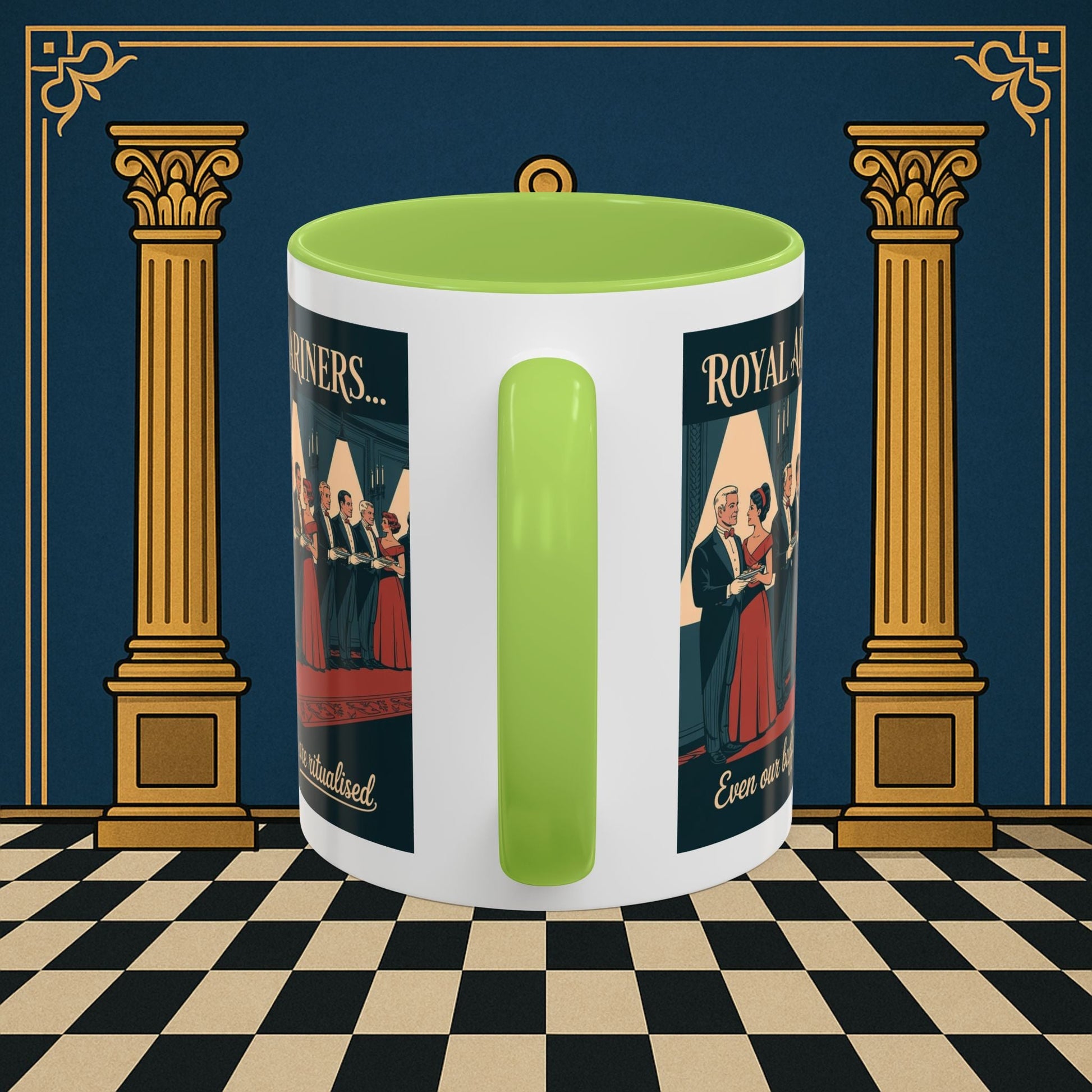 Masonic Mugs - Synchronized Service - Royal Ark Mariners Printify