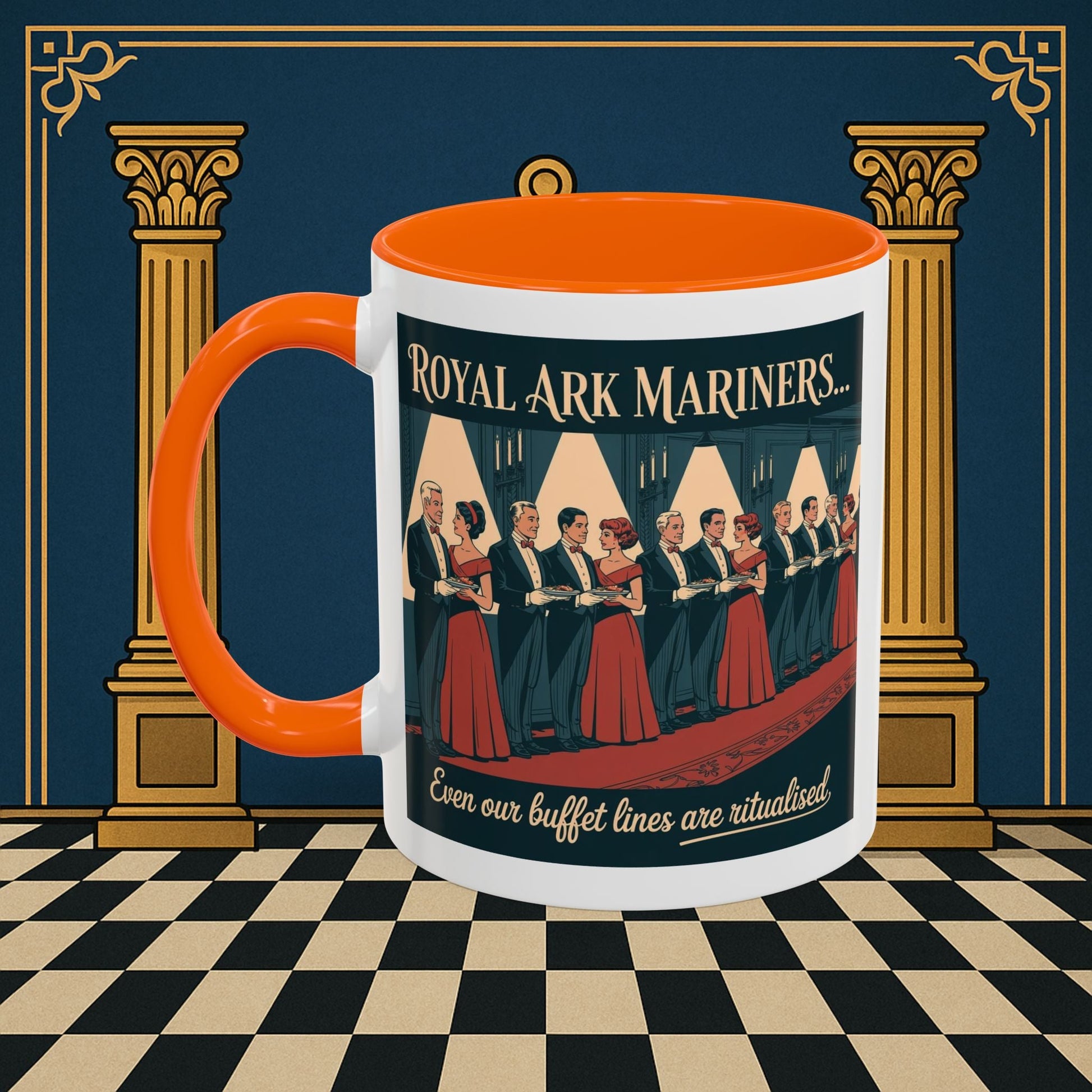 Masonic Mugs - Synchronized Service - Royal Ark Mariners Printify