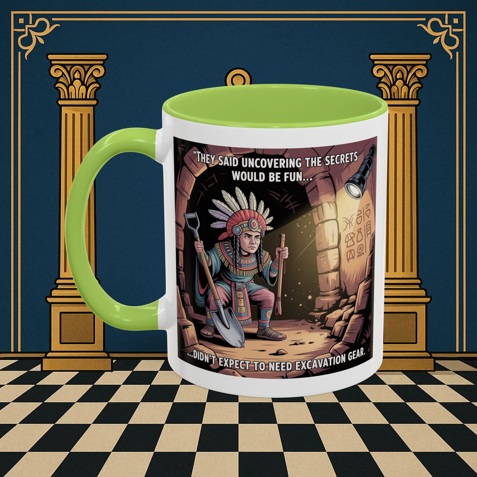 Masonic Mugs - Dig Happens - Royal Arch