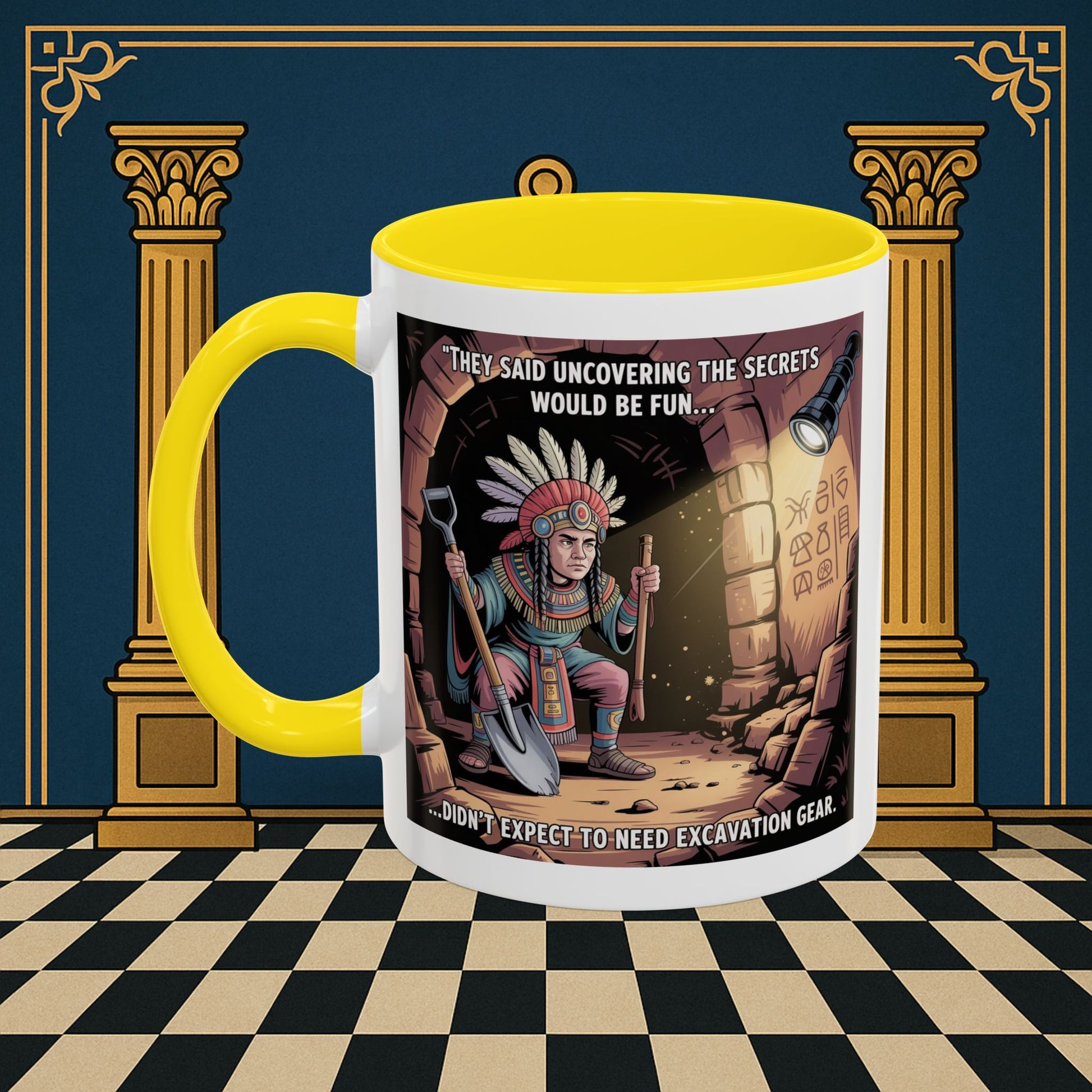 Masonic Mugs - Dig Happens - Royal Arch