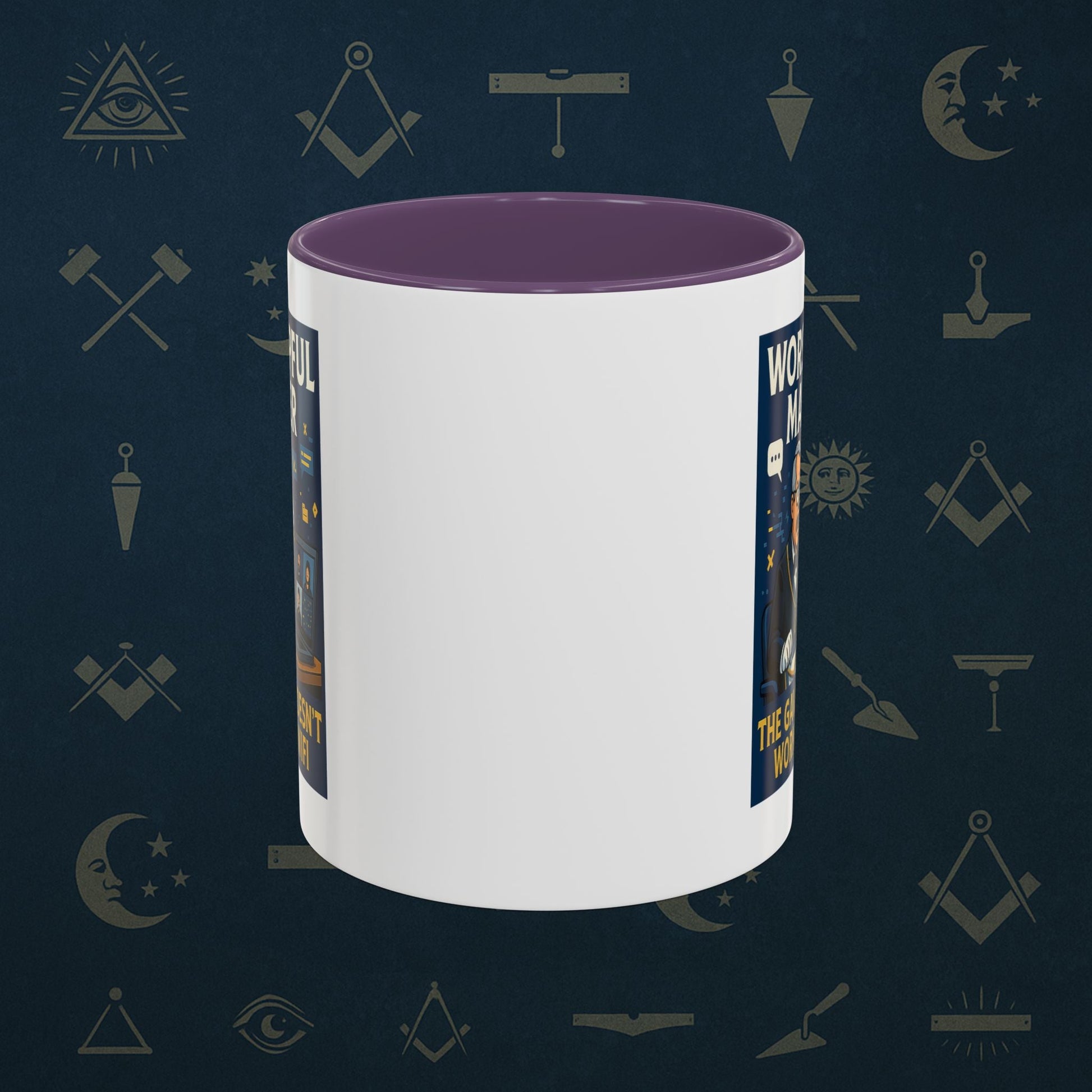 Masonic Mugs - Virtual Vertigo - Worshipful Master Printify