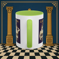 Masonic Mugs – Ladies of the Lodge: Grace, Strength & Support (Accent Coloured 11oz Mug) Printify