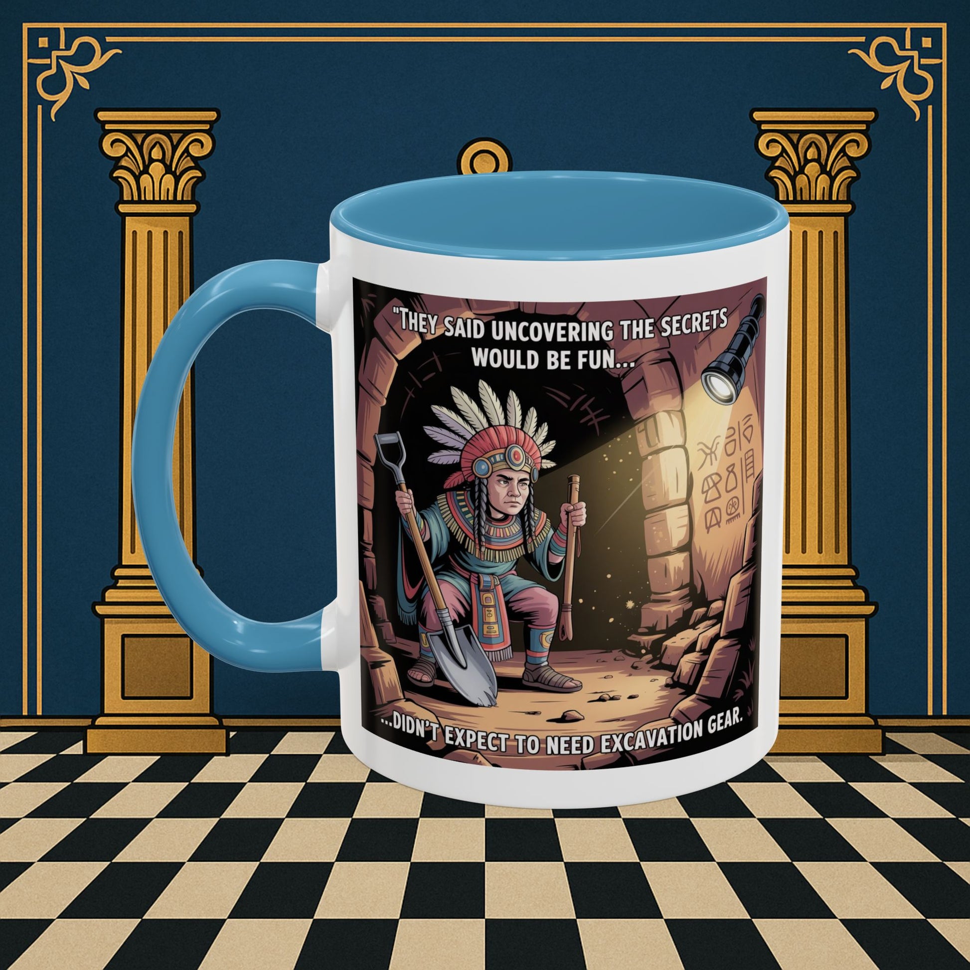 Masonic Mugs - Dig Happens - Royal Arch