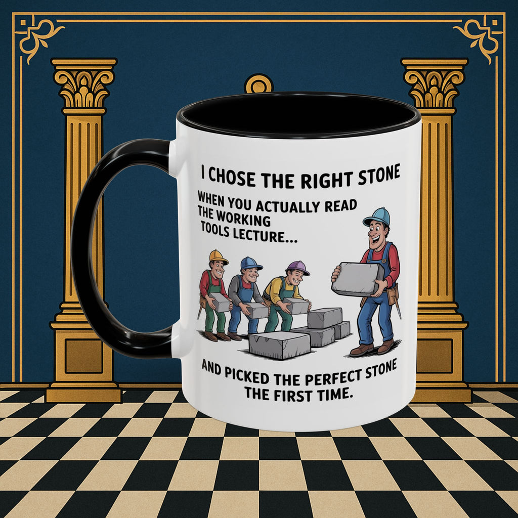 Masonic Mugs - Stone Selection Strategy - Mark Masonry