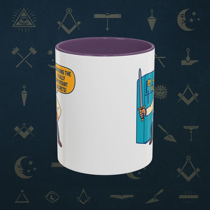 Masonic Mugs - Secret Fridge Defender - Tyler Printify