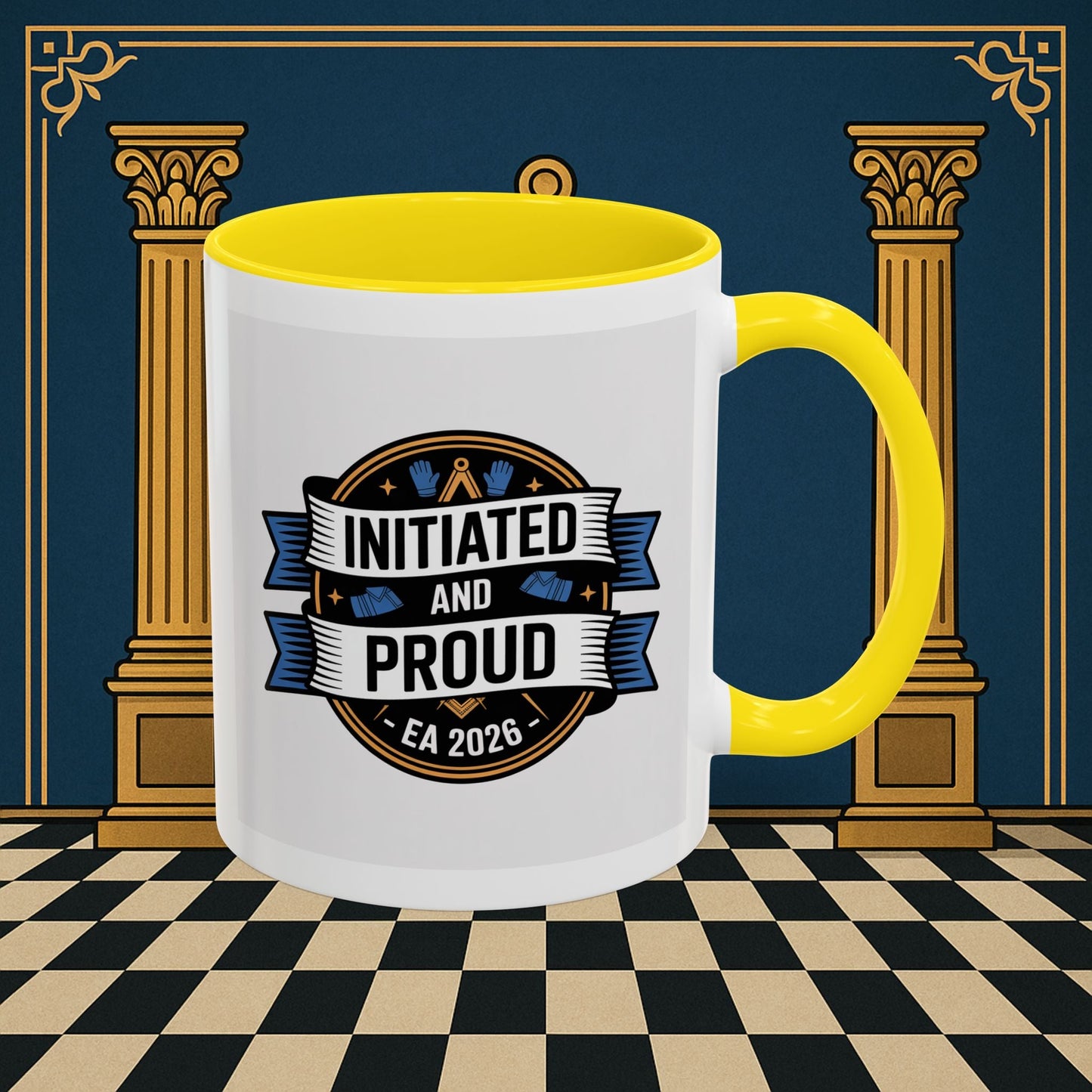 Masonic Mugs - Entered Apprentice 2025 - Ready to Go Masonic Mugs