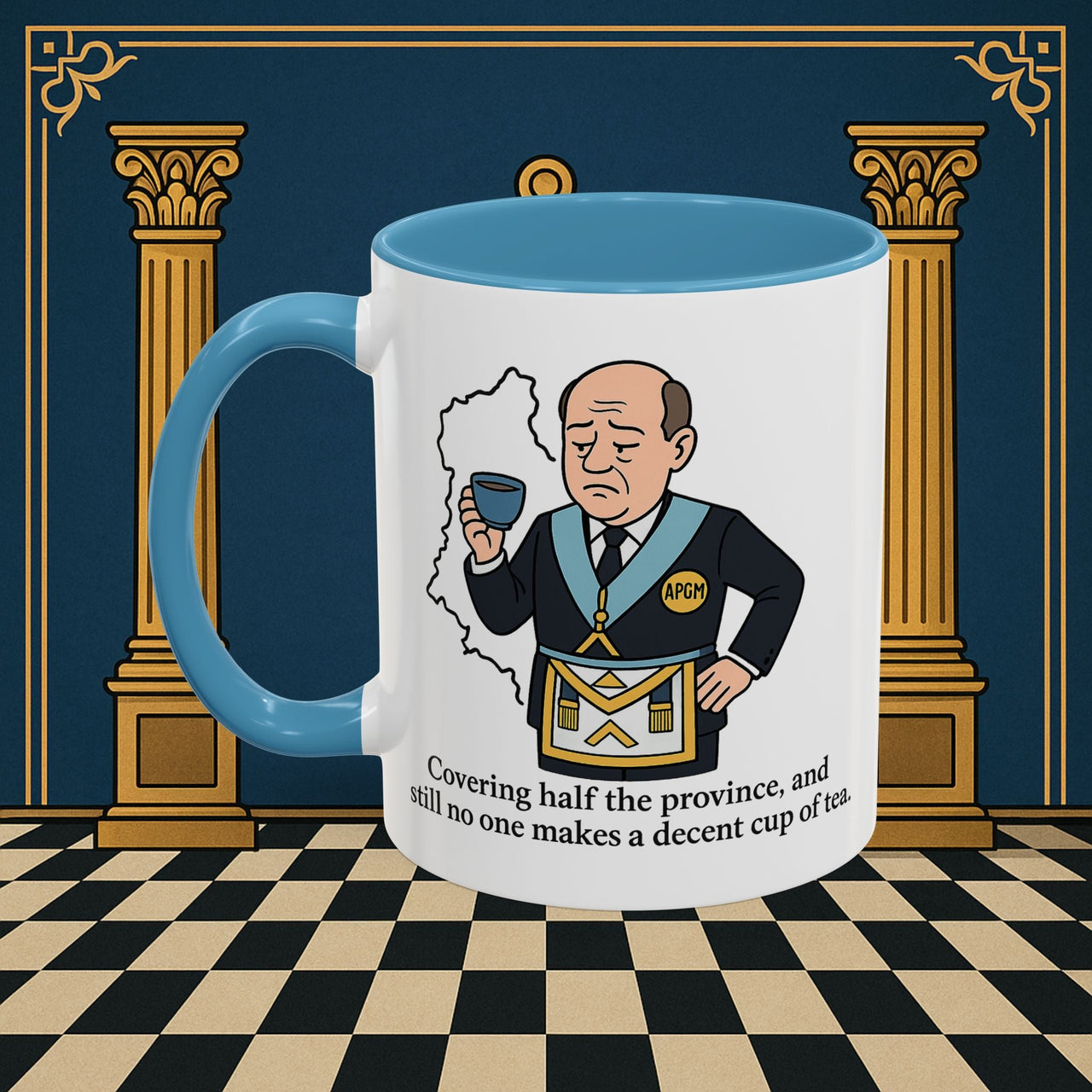 Masonic Mugs - Provincial Tea Troubles - Assistant Provincial Grand Master Printify