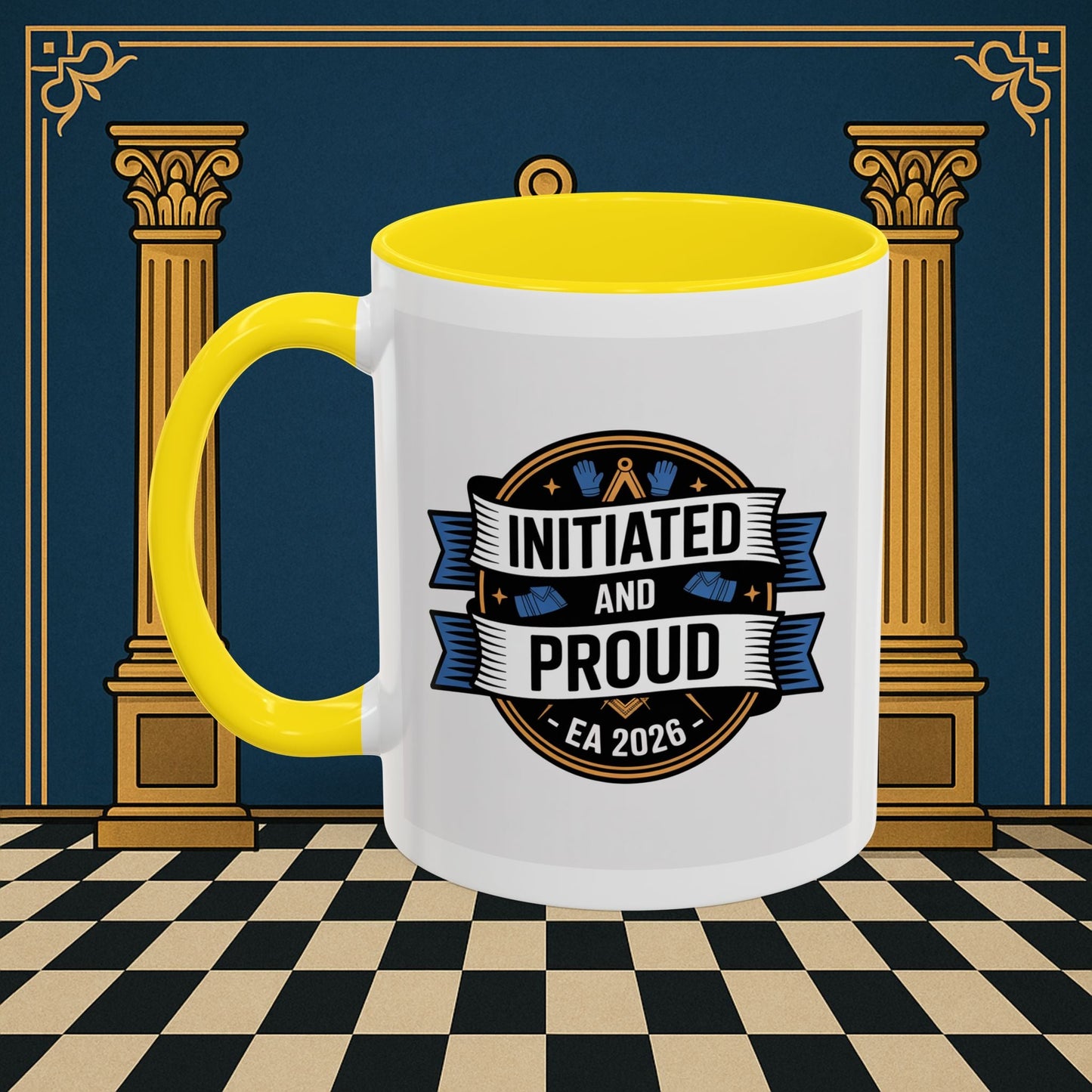 Masonic Mugs - Entered Apprentice 2025 - Ready to Go Masonic Mugs