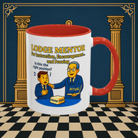 Masonic Mugs - Lodge Mentor Guidance: Masonic Ritual Instruction, Lodge Mentor Printify