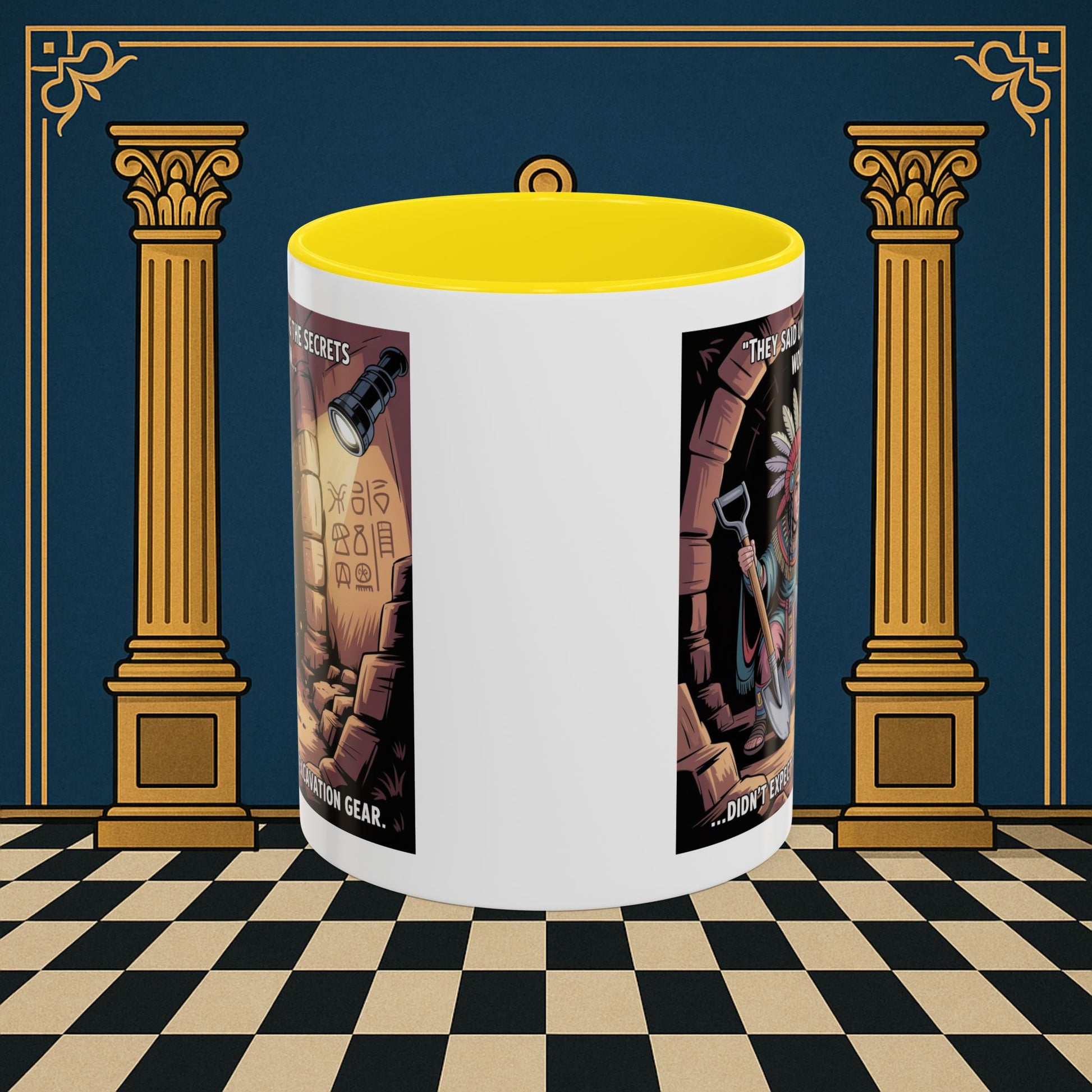 Masonic Mugs - Dig Happens - Royal Arch