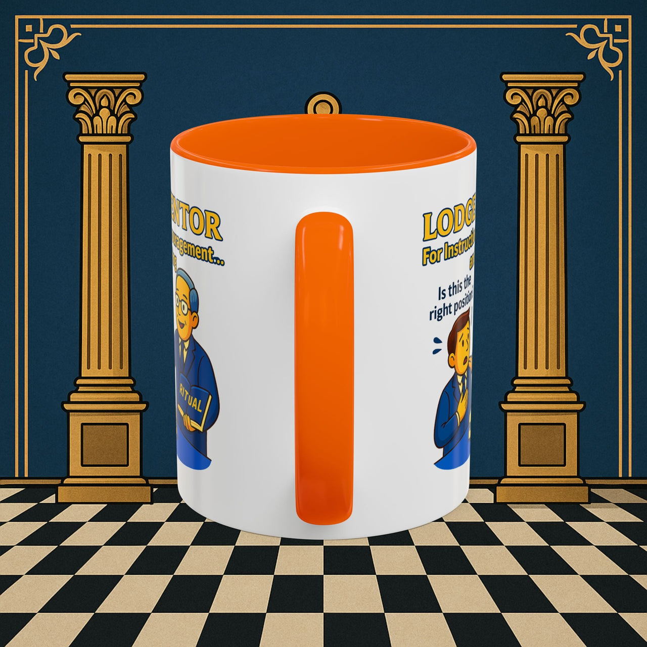 Masonic Mugs - Lodge Mentor Guidance: Masonic Ritual Instruction, Lodge Mentor Printify