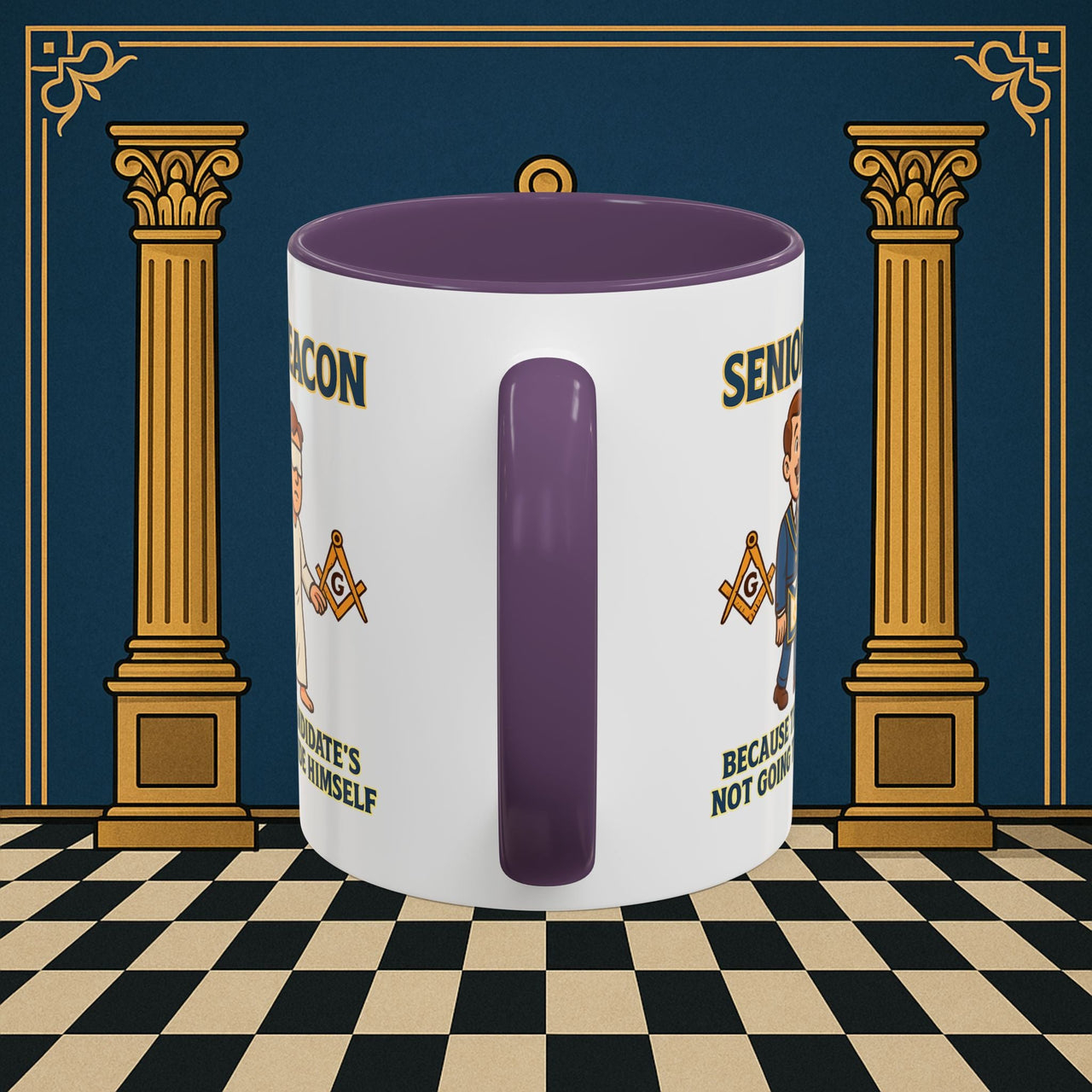 Masonic Mugs - Guiding Light - Senior Deacon Printify