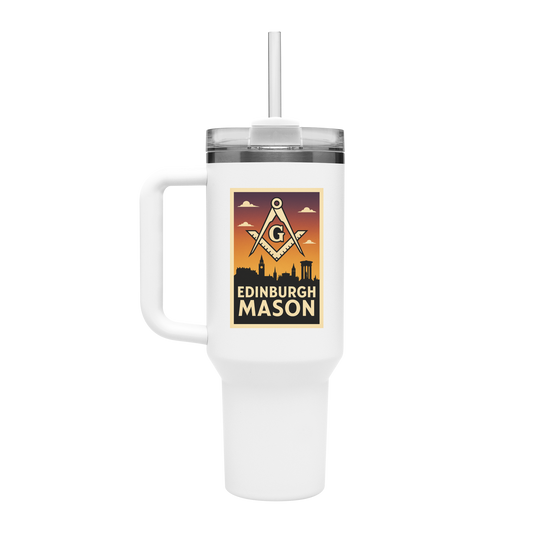 Edinburgh Mason 40oz Stainless Steel Masonic Travel Tumbler AnywherePOD