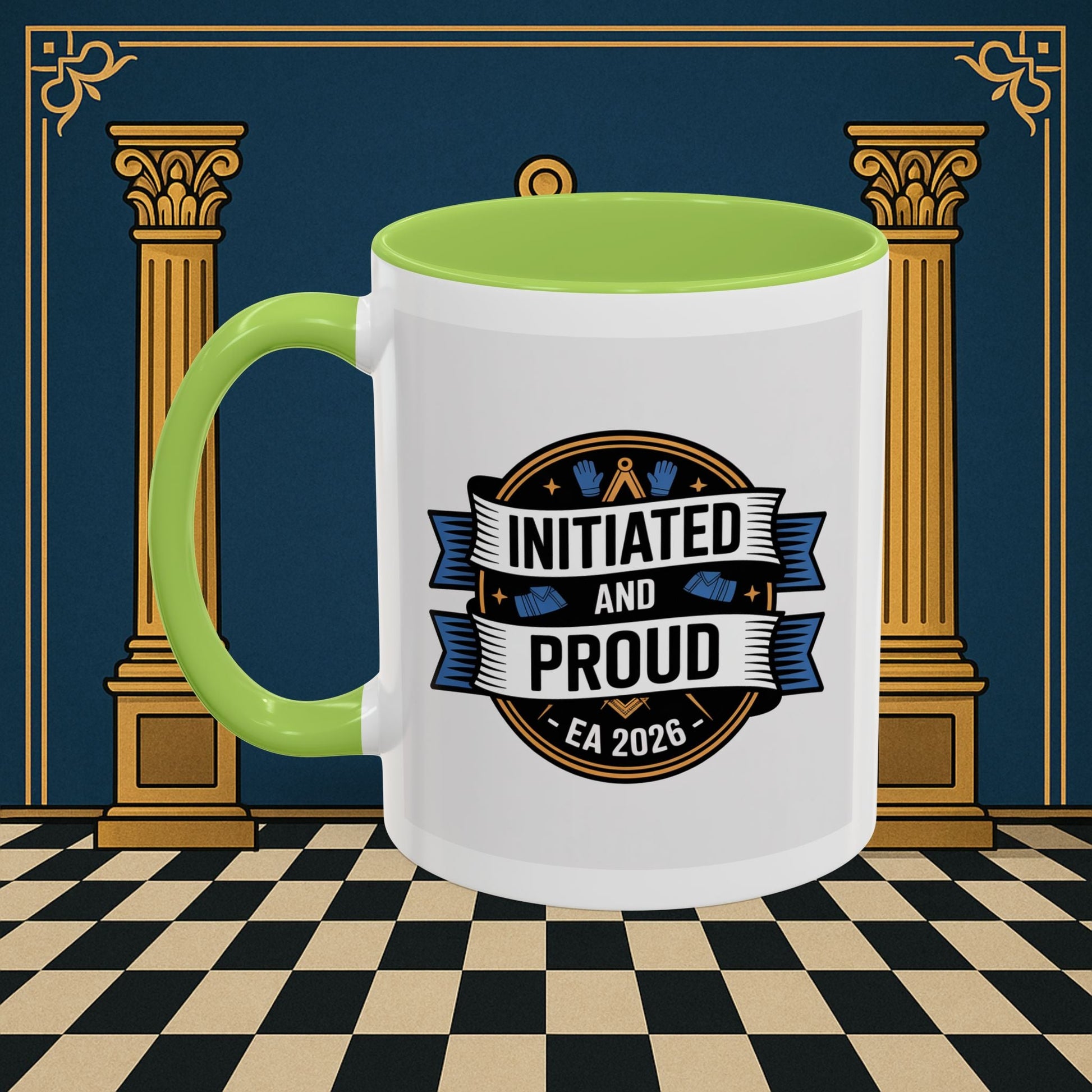 Masonic Mugs - Entered Apprentice 2025 - Ready to Go Masonic Mugs