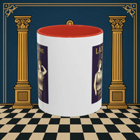 Masonic Mugs – Ladies of the Lodge: Grace, Strength & Support (Accent Coloured 11oz Mug) Printify