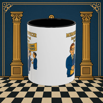 Masonic Mugs - Brotherhood Welcome - Membership Secretary Printify
