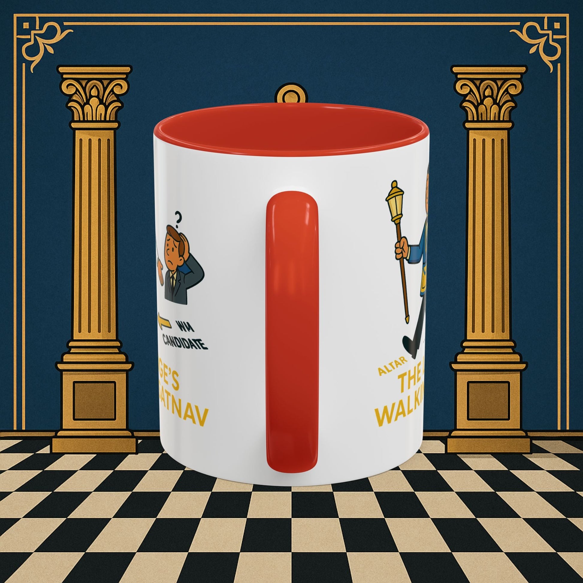Masonic Mugs - The Lodge's Walking Satnav - Senior Deacon Printify