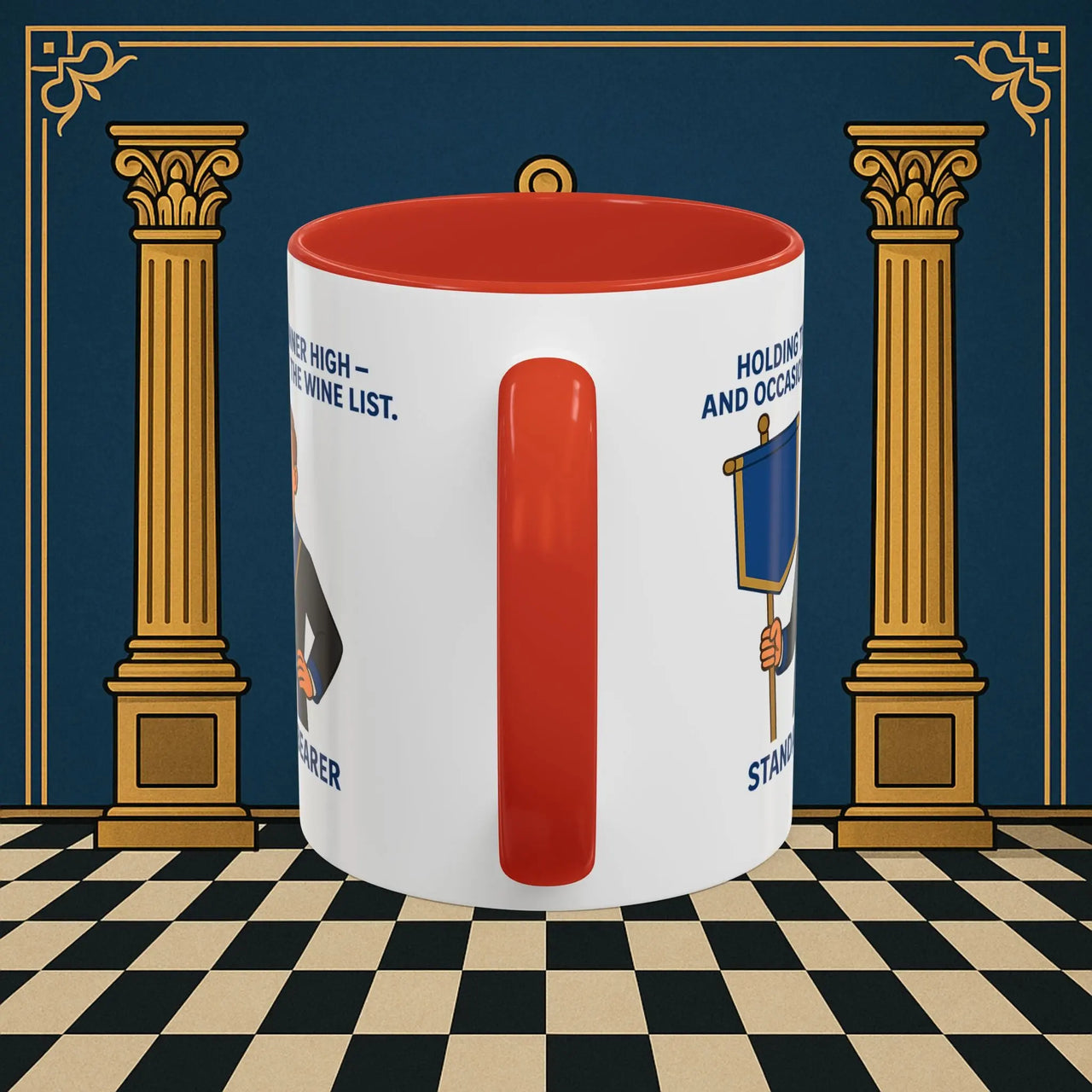 Masonic Mugs - Banner and Barrel - Provincial Standard Bearer Printify