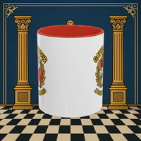 Masonic Mugs – Gavel & Glamour: A Toast to the Ladies (Accent Coloured 11oz Mug) Printify