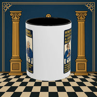 Masonic Mugs Ready to Go – How Many Masons? (Accent Coloured 11oz Mug) Printify