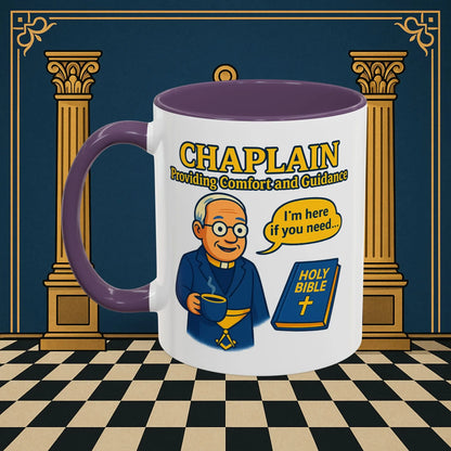 Masonic Mugs Ready to Go - Comfort in Faith - Chaplain Printify