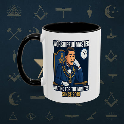 Masonic Mugs - Masonic Monotony - Worshipful Master Printify
