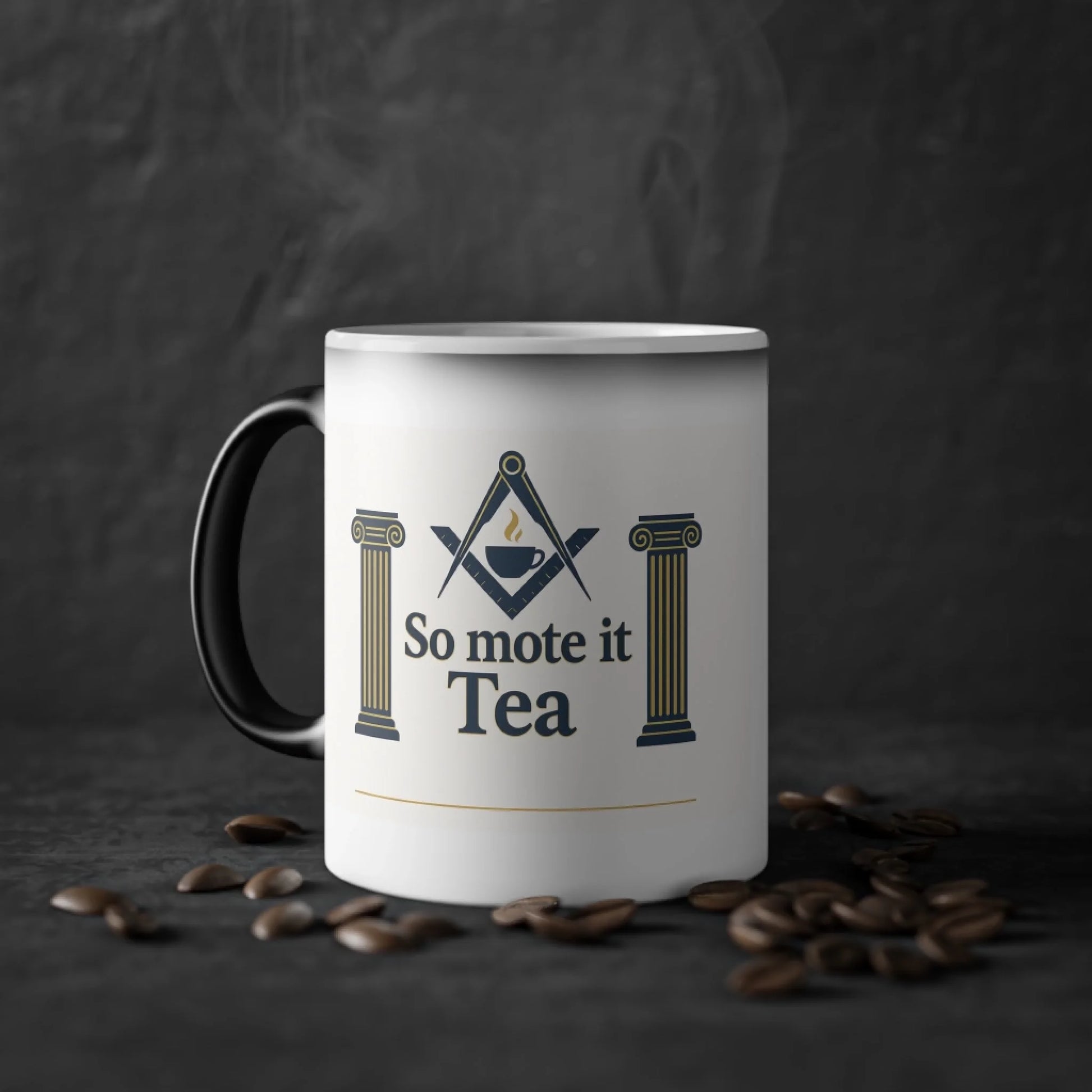 Masonic Mugs Personalised Craft Secrets – Heat-Sensitive Freemason Mug - Masonic Mugs