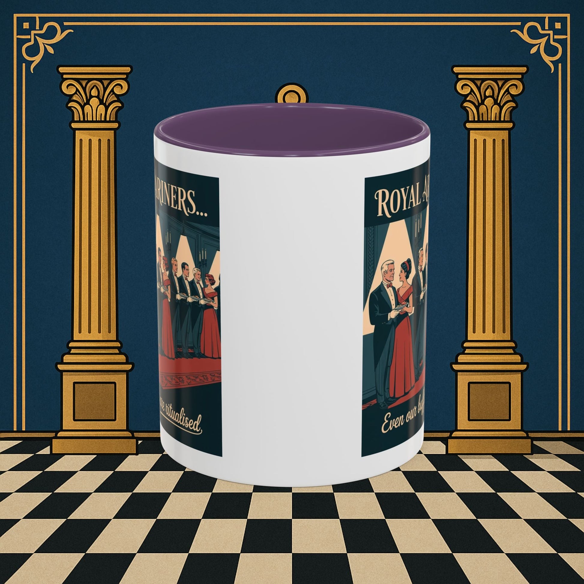 Masonic Mugs - Synchronized Service - Royal Ark Mariners Printify