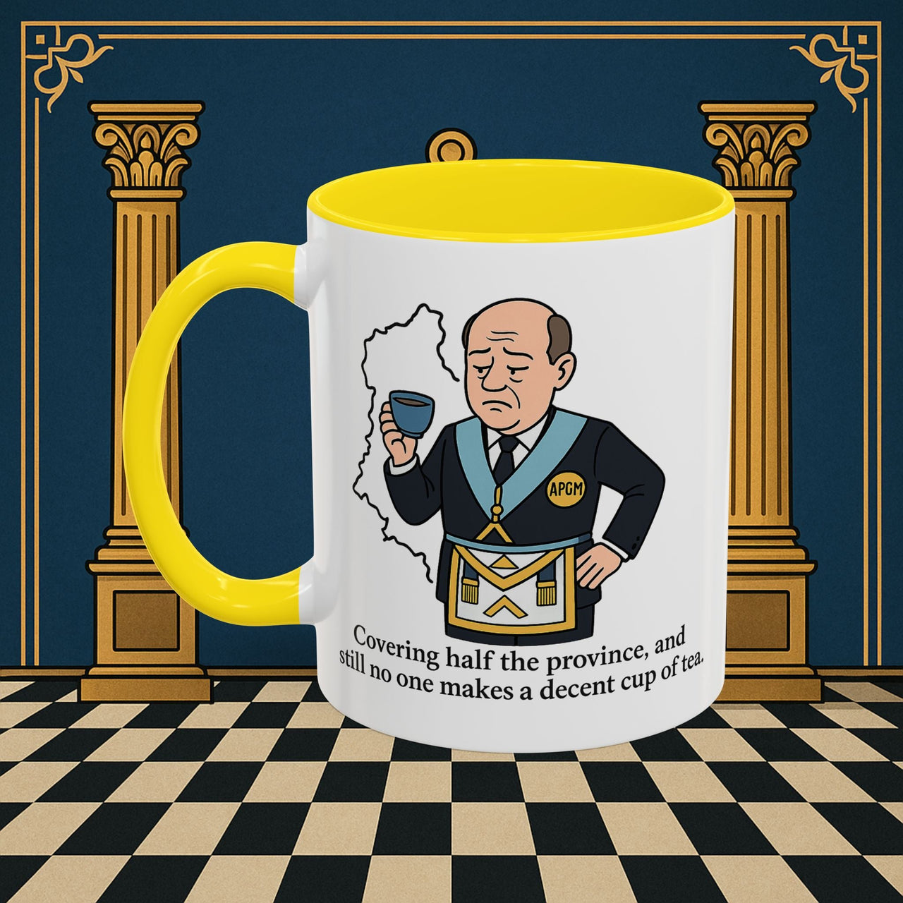 Masonic Mugs - Provincial Tea Troubles - Assistant Provincial Grand Master Printify