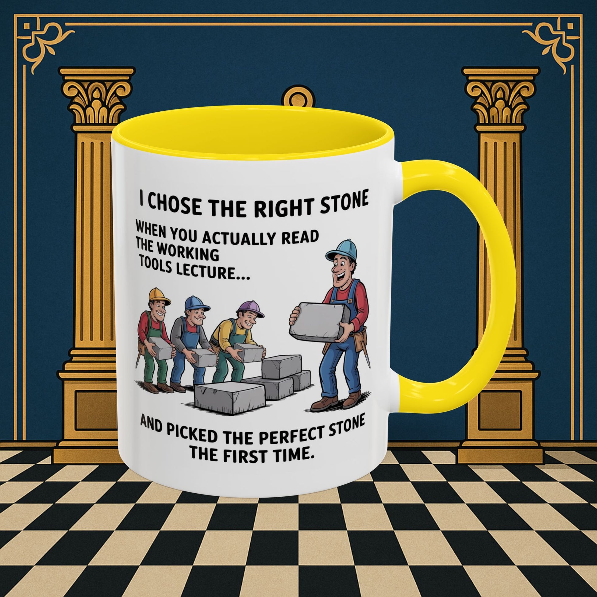 Masonic Mugs - Stone Selection Strategy - Mark Masonry