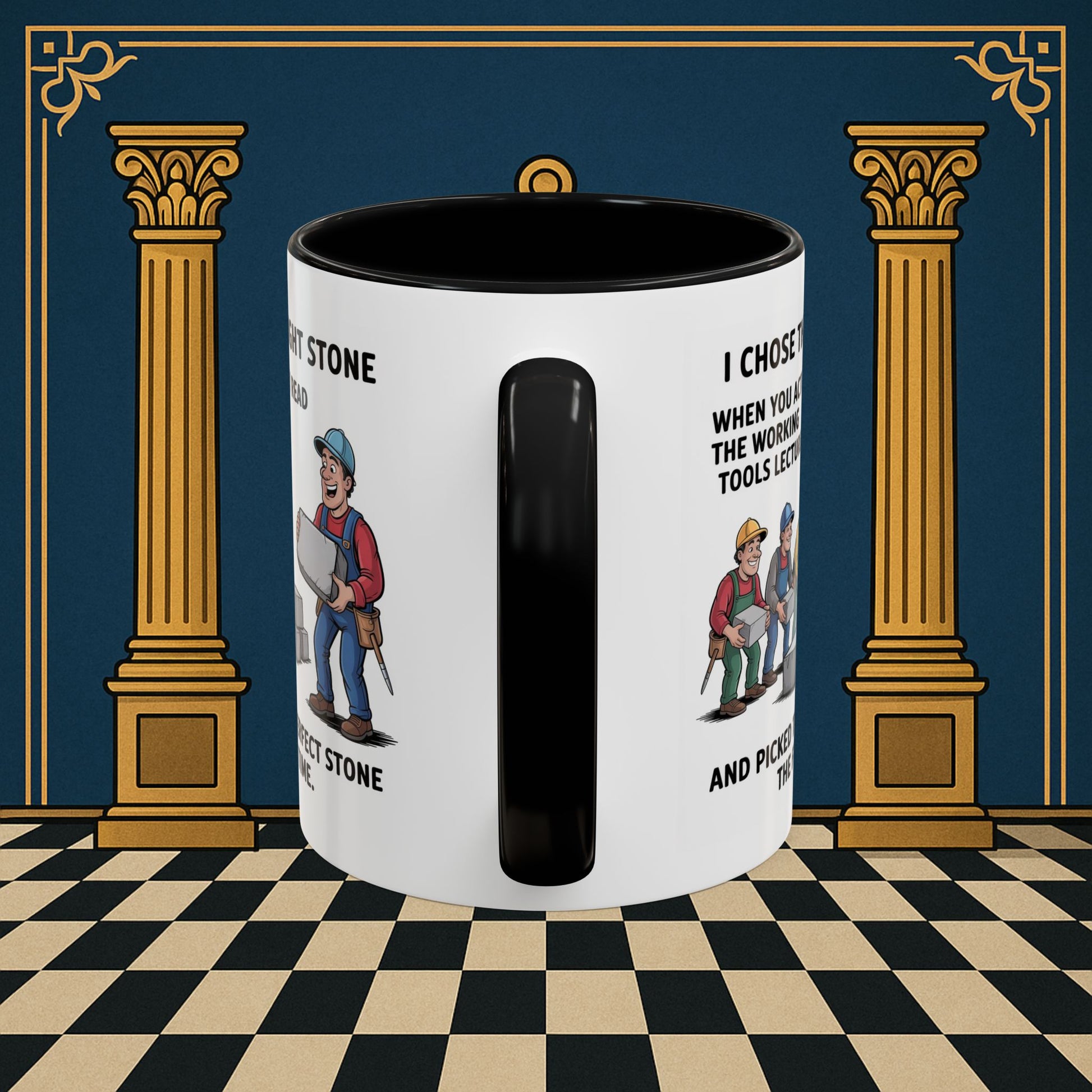Masonic Mugs - Stone Selection Strategy - Mark Masonry