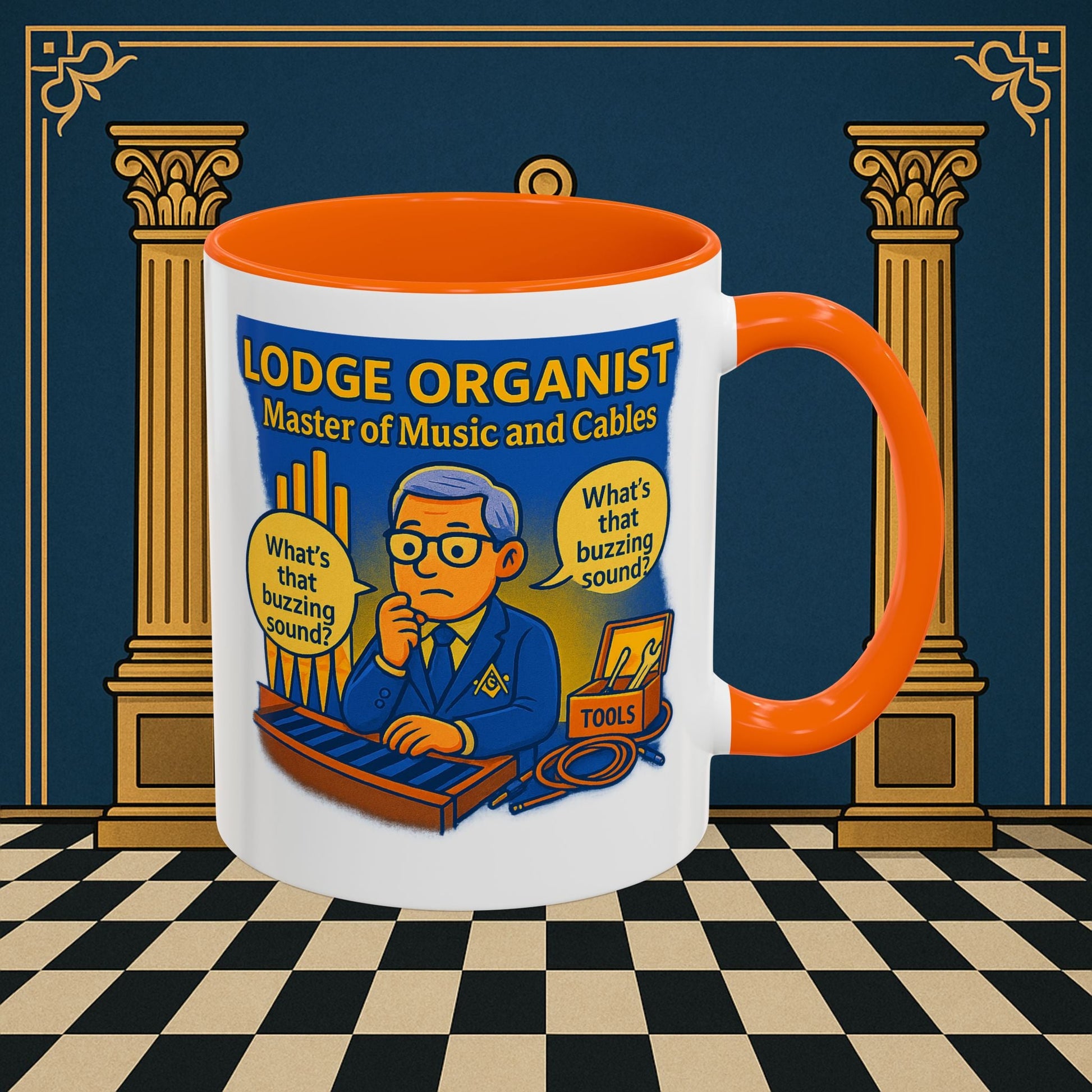 Masonic Mugs - Buzz Kill - Organist Printify