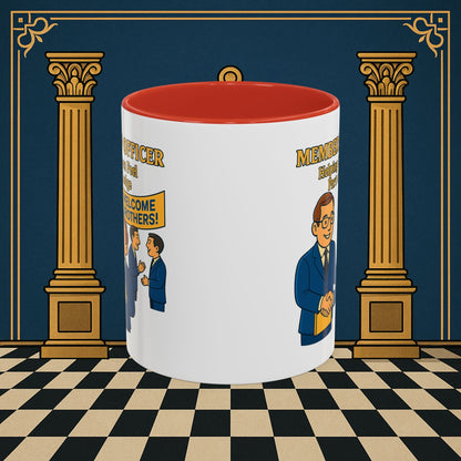 Masonic Mugs - Brotherhood Welcome - Membership Secretary Printify