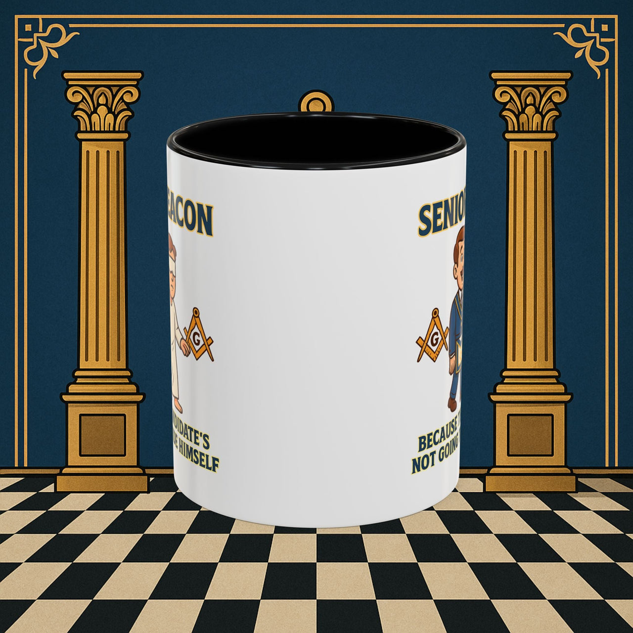 Masonic Mugs - Guiding Light - Senior Deacon Printify