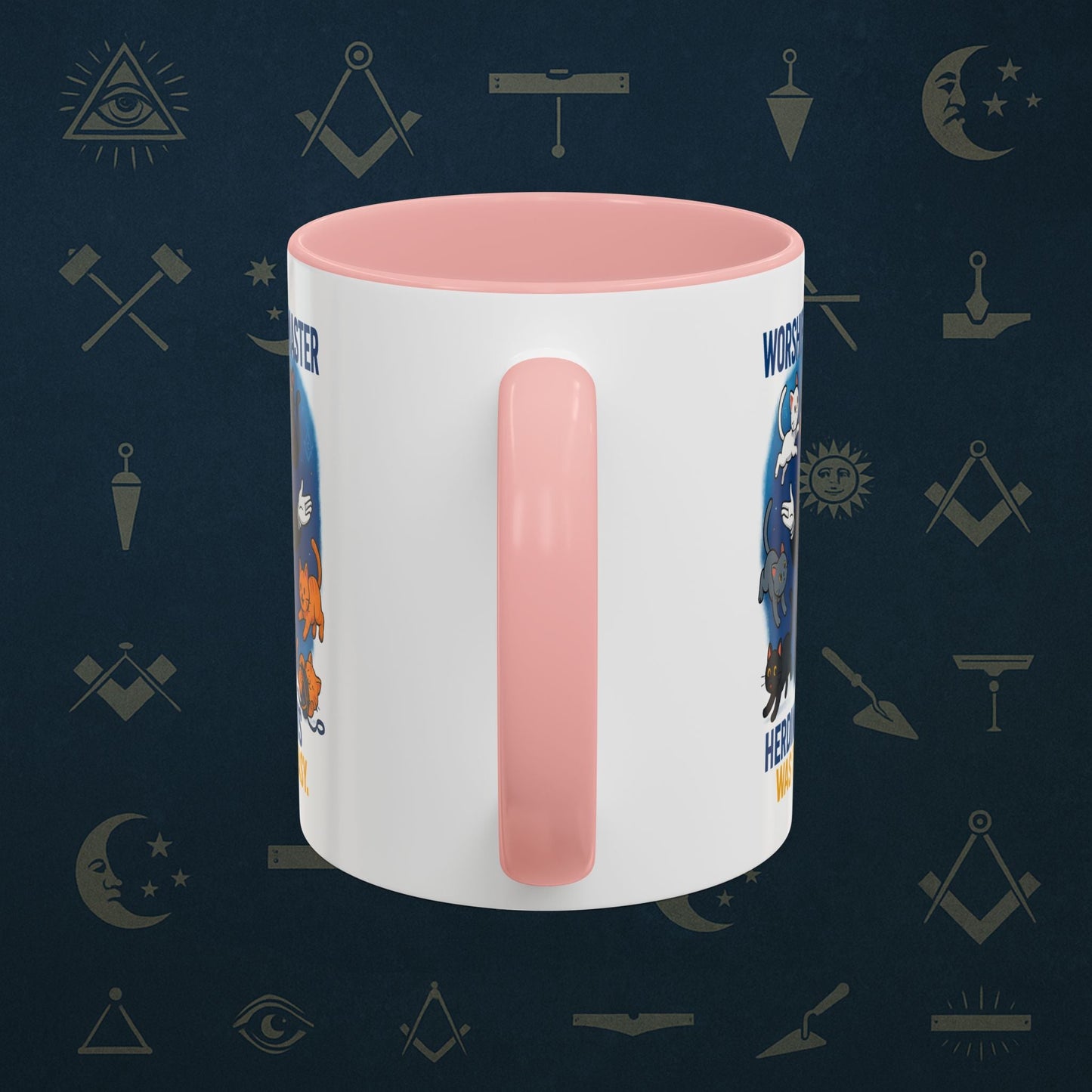 Masonic Mugs - Masonic Cats Assemble - Worshipful Master Printify