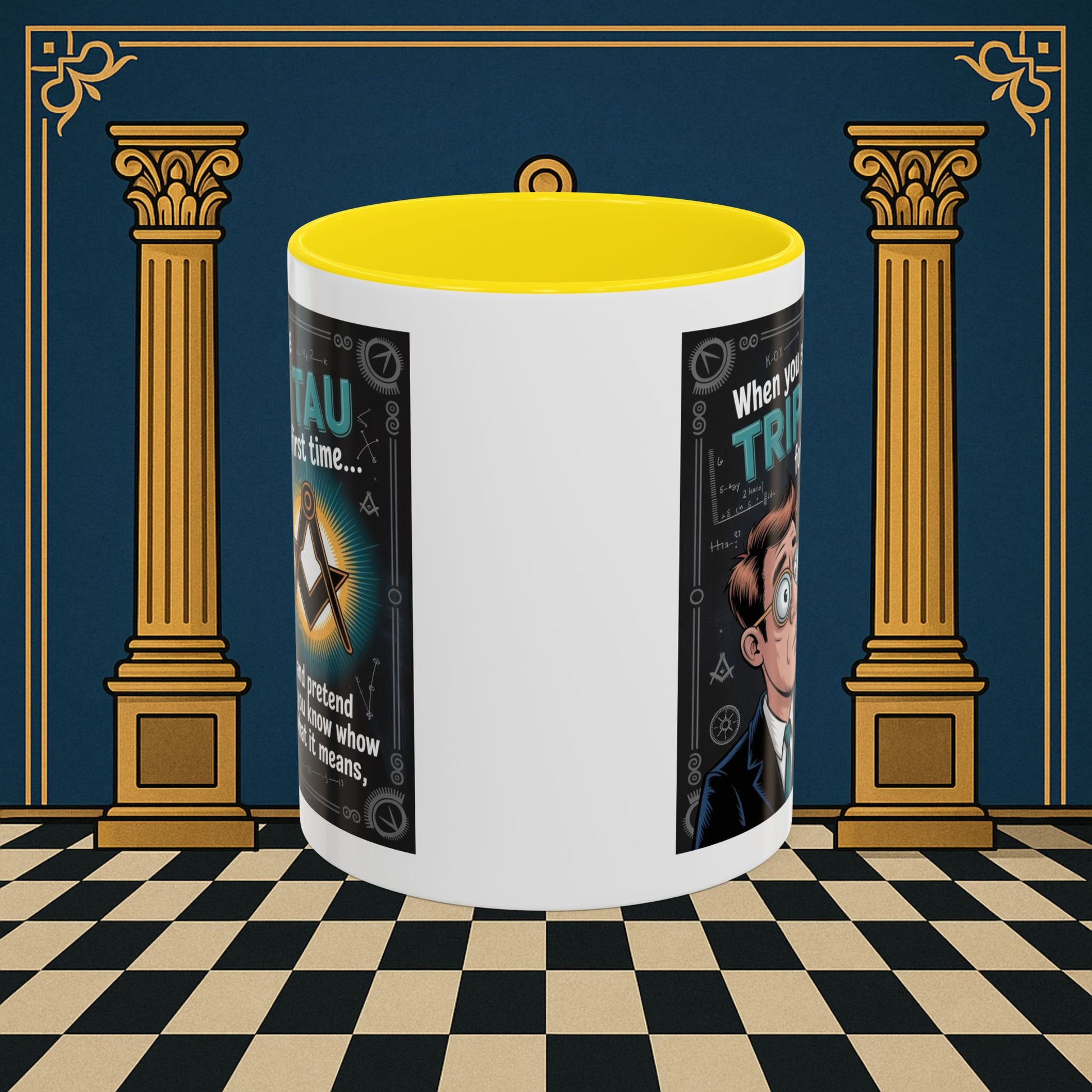 Masonic Mugs - Bewildered by the Tau - Royal Arch