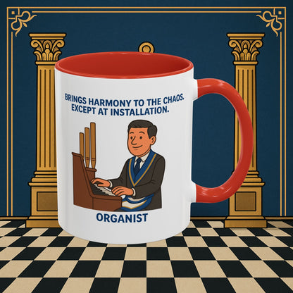 Masonic Mugs - Harmony Amid Chaos - Provincial Organist Printify