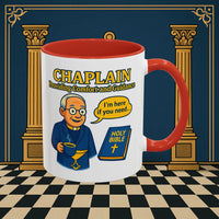 Masonic Mugs Ready to Go - Comfort in Faith - Chaplain Printify