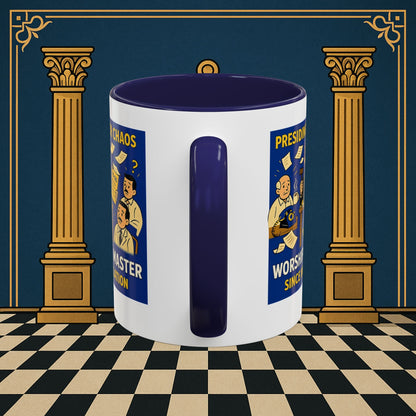 Masonic Mugs - Leadership Labyrinth - Worshipful Master Printify