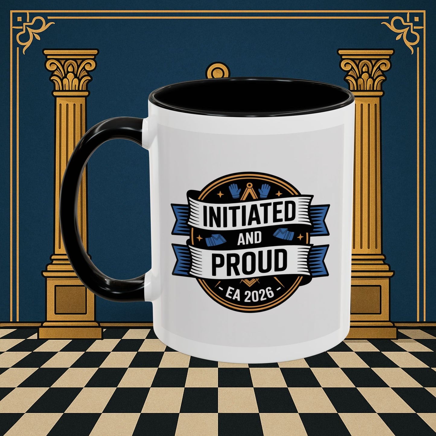 Masonic Mugs - Entered Apprentice 2025 - Ready to Go Printify
