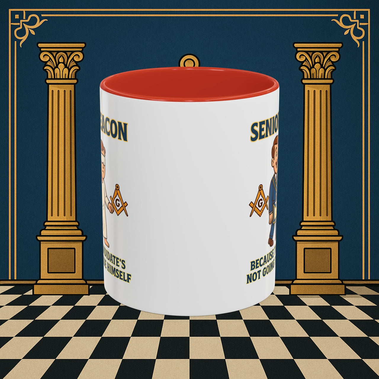 Masonic Mugs - Guiding Light - Senior Deacon Printify