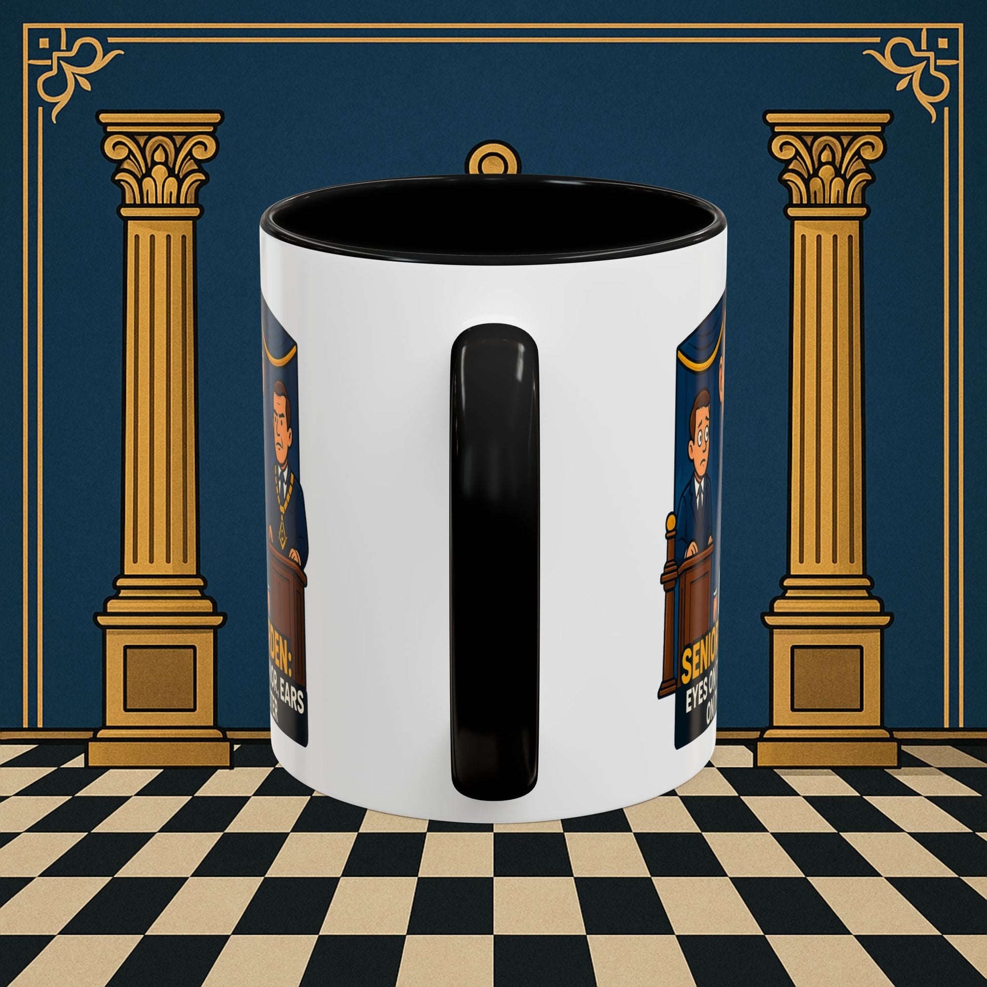 Masonic Mugs - Masonic Watchfulness - Senior Warden Printify