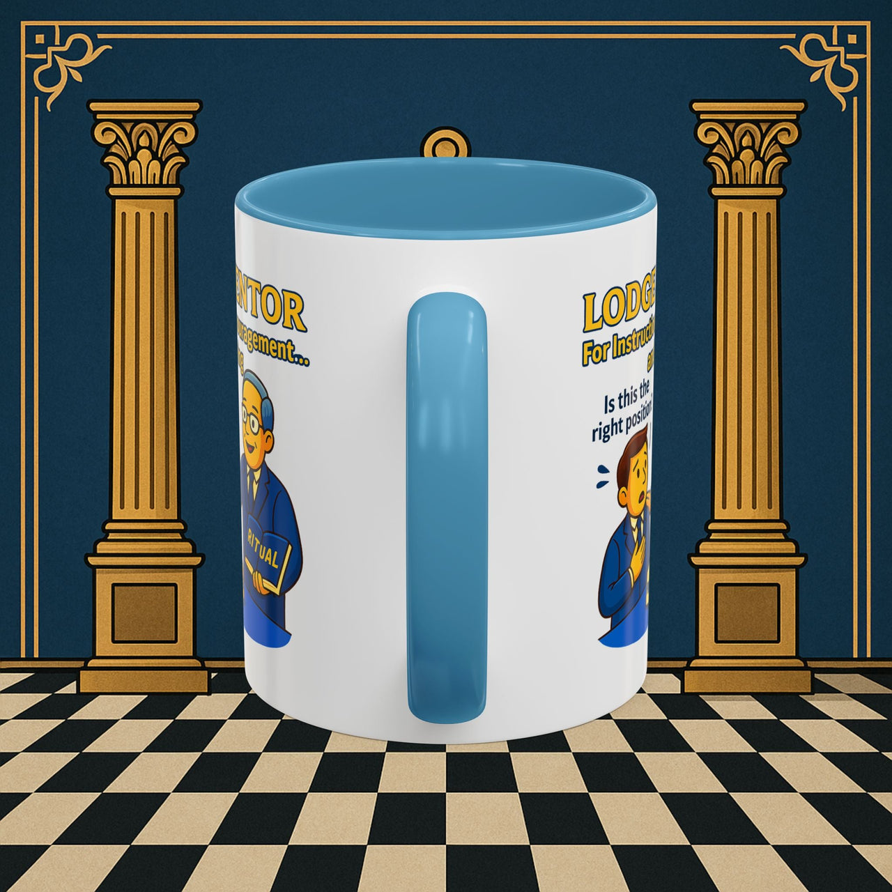 Masonic Mugs - Lodge Mentor Guidance: Masonic Ritual Instruction, Lodge Mentor Printify