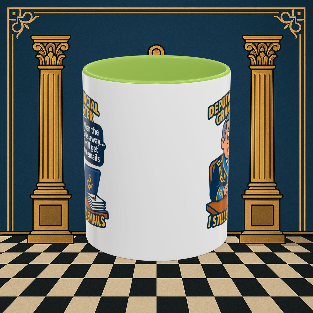 Masonic Mugs - Email Overload - Deputy Provincial Grand Master Printify