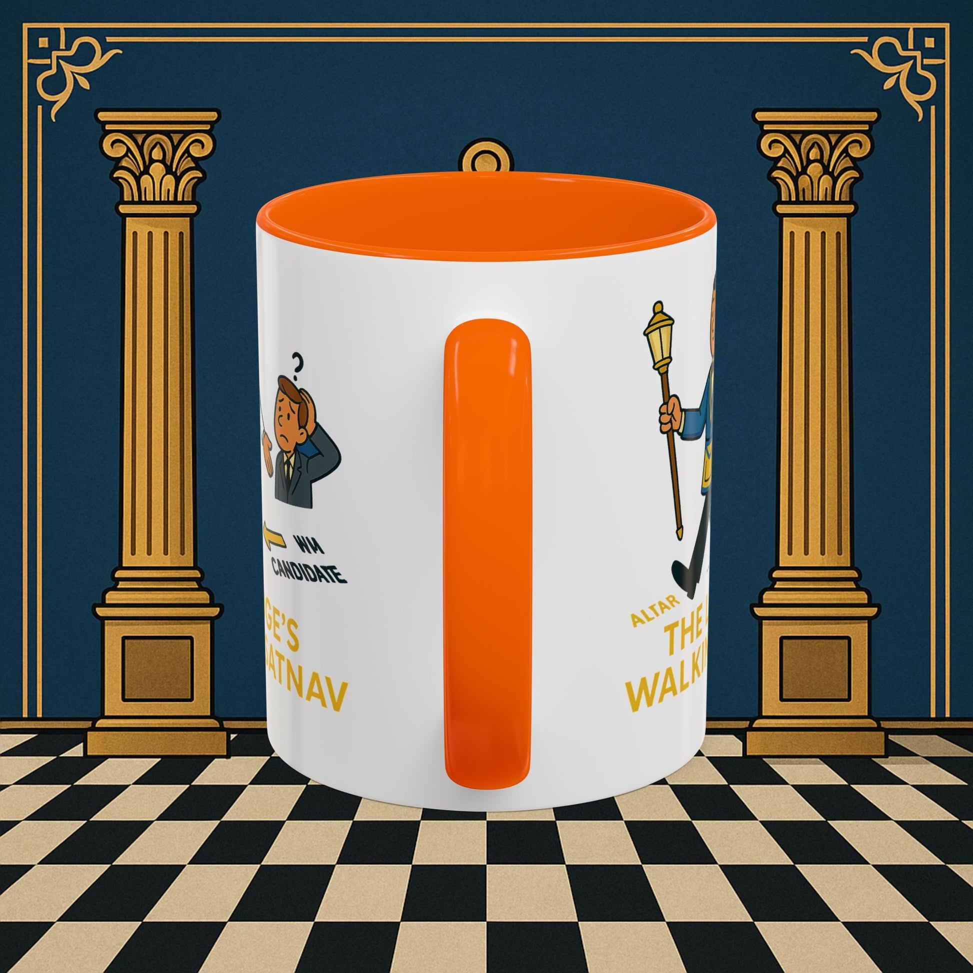 Masonic Mugs - The Lodge's Walking Satnav - Senior Deacon Printify