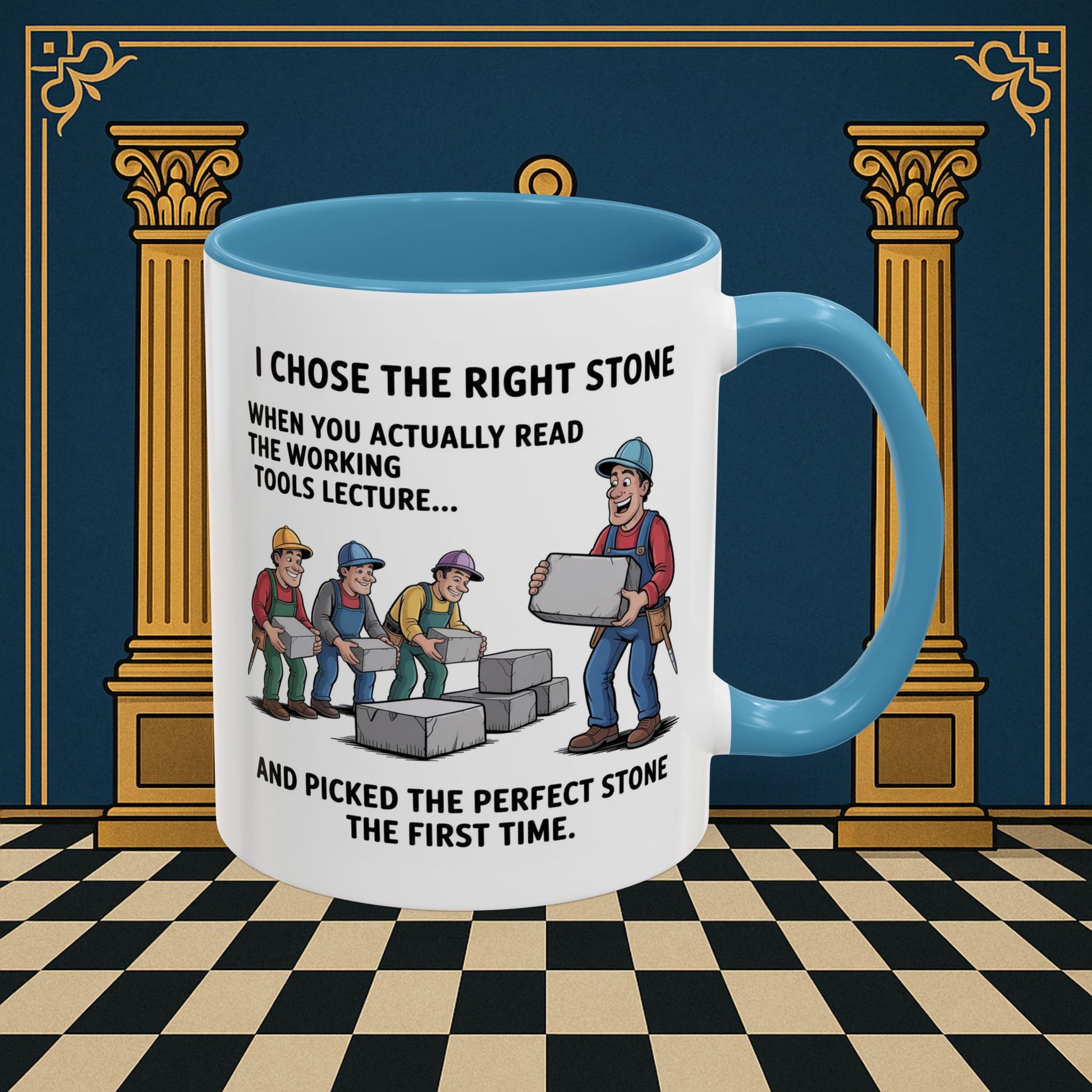 Masonic Mugs - Stone Selection Strategy - Mark Masonry