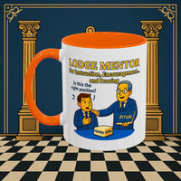 Masonic Mugs - Lodge Mentor Guidance: Masonic Ritual Instruction, Lodge Mentor Printify