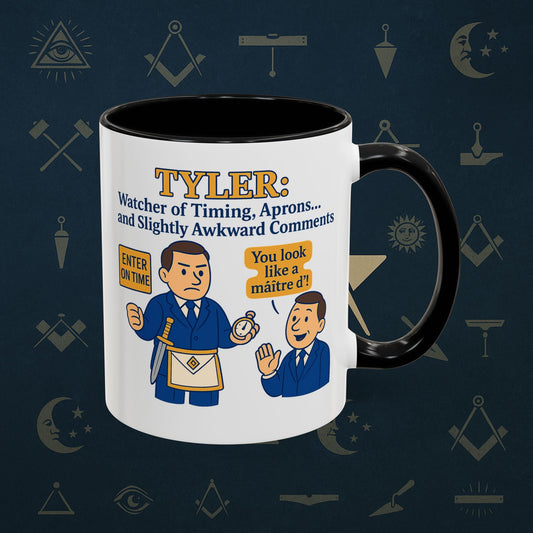 Masonic Mugs - Tyler's Awkward Moment - Tyler Printify