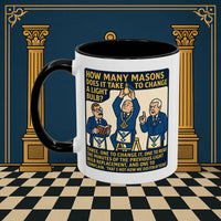 Masonic Mugs Ready to Go – How Many Masons? (Accent Coloured 11oz Mug) Printify